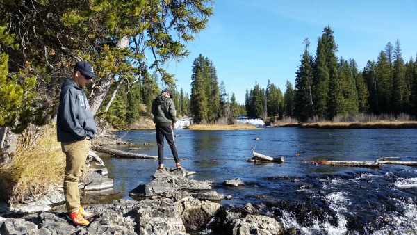 Jadon & Josh Cave Falls Yellowstone