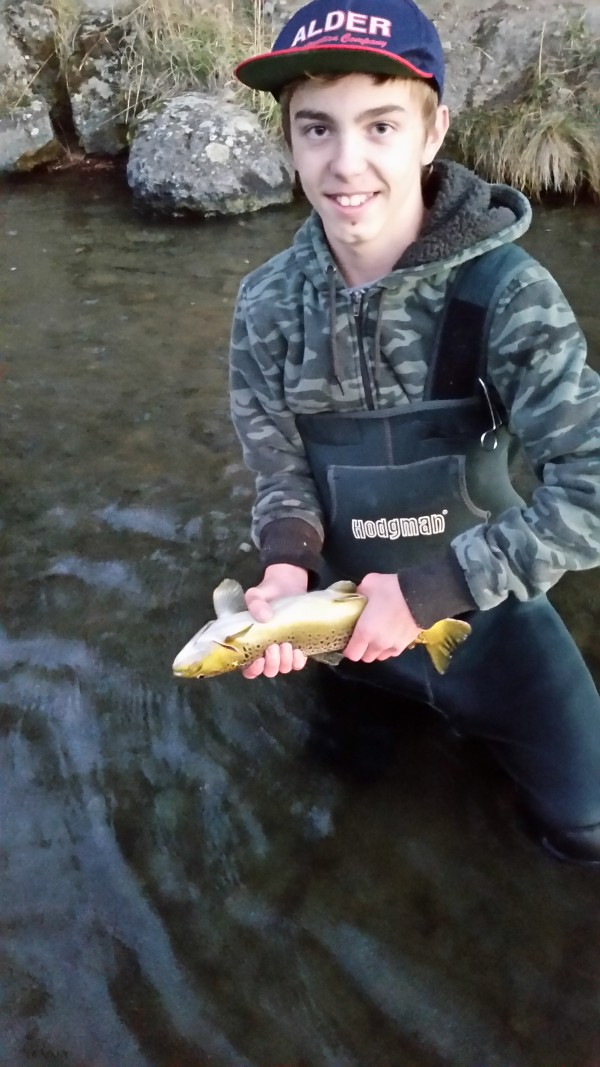 Josh's Brown Trout - Caught on Maxxon Outfitters Stone Fly #5 Combo