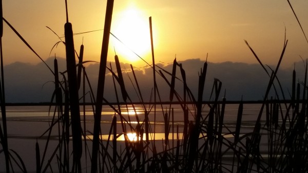 Candlelight Sunset, Great Salt Lake, Utah